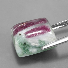 Ruby-Zoisite Gemstone in 12.5 x 11.1 mm Size for Sale, Ruby-Zoisite Stone in Multicolor Color