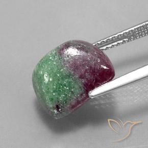Ruby-Zoisite Gemstone in 11 x 9 mm (calibrated) Size for Sale, Ruby-Zoisite Stone in Multicolor Color