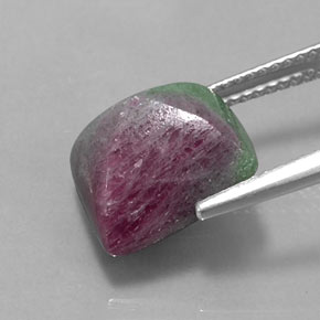 Ruby-Zoisite Gemstone in 11.4 x 10.2 mm Size for Sale, Ruby-Zoisite Stone in Multicolor Color