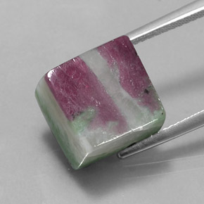 11.6ct Square Cabochon Multicolor Ruby-Zoisite Gem for sale 11.6ct Square Cabochon Multicolor Ruby-Zoisite Gem (ID: 338237)
