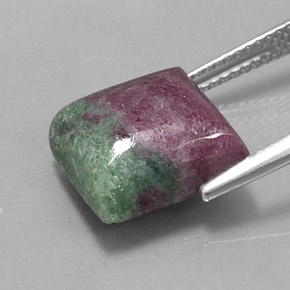 Ruby-Zoisite Gemstone in 11.9 x 11.1 mm Size for Sale, Ruby-Zoisite Stone in Multicolor Color