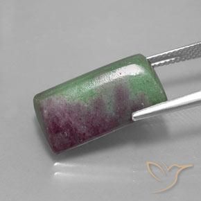 Ruby-Zoisite Gemstone in 19.1 x 11.3 mm Size for Sale, Ruby-Zoisite Stone in Multicolor Color