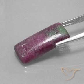 Ruby-Zoisite Gemstone in 20.1 x 9.2 mm Size for Sale, Ruby-Zoisite Stone in Multicolor Color