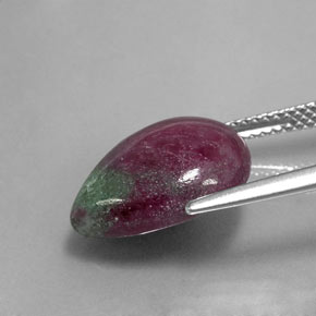 Ruby-Zoisite Gemstone in 14.8 x 11.9 mm Size for Sale, Ruby-Zoisite Stone in Multicolor Color