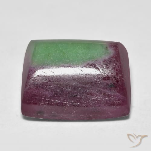 Ruby-Zoisite Gemstone in 14 x 12 mm (calibrated) Size for Sale, Ruby-Zoisite Stone in Multicolor Color