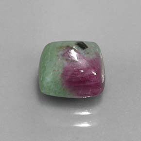 2.87 ct Multicolor Ruby-Zoisite Stone, Natural Ruby-Zoisite in Square Cabochon Shape for Sale