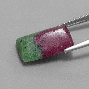 Ruby-Zoisite Gemstone in 16.1 x 10.1 mm Size for Sale, Ruby-Zoisite Stone in Multicolor Color