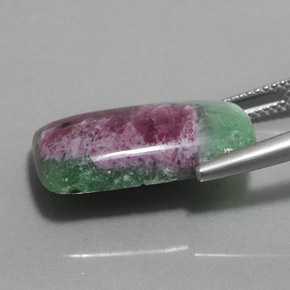 Ruby-Zoisite Gemstone in 21.3 x 11.3 mm Size for Sale, Ruby-Zoisite Stone in Multicolor Color