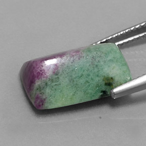 Ruby-Zoisite Gemstone in 15.8 x 10.1 mm Size for Sale, Ruby-Zoisite Stone in Multicolor Color