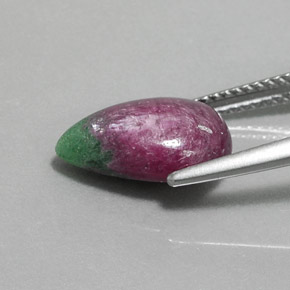 Ruby-Zoisite Gemstone in 13.3 x 8.3 mm Size for Sale, Ruby-Zoisite Stone in Multicolor Color