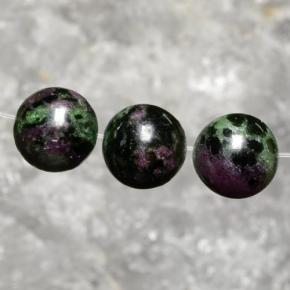 Ruby-Zoisite Gemstones in 10.1 mm Size for Sale, Ruby-Zoisite Stones in Multicolor Color