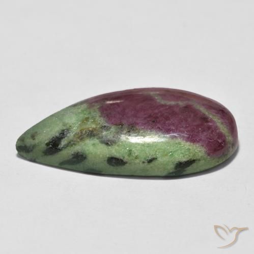 Ruby-Zoisite Gemstone in 27.9 x 18.4 mm Size for Sale, Ruby-Zoisite Stone in Multicolor Color