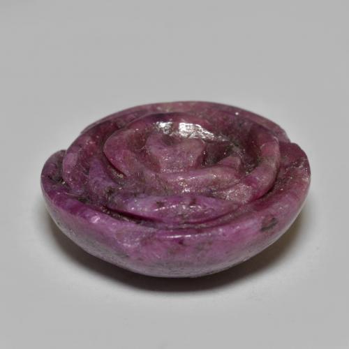 Ruby-Zoisite Gemstone in 20.2 x 20 mm Size for Sale, Ruby-Zoisite Stone in Medium-Dark Purple Color