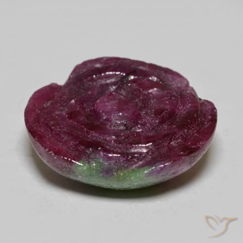 Ruby-Zoisite Gemstone in 19.9 x 16.5 mm Size for Sale, Ruby-Zoisite Stone in Multicolor Color