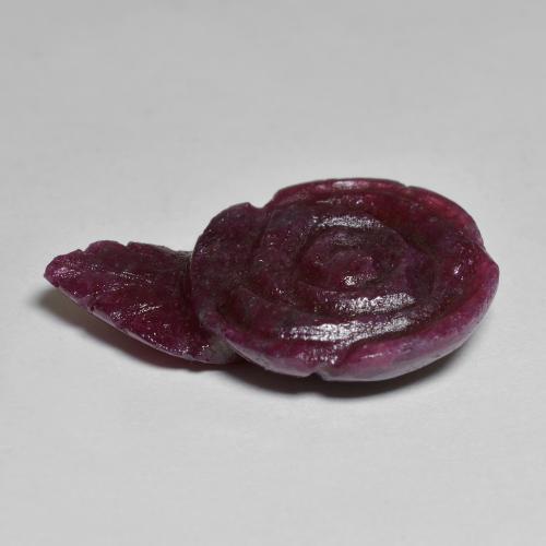 Ruby-Zoisite Gemstone in 23.2 x 16.3 mm Size for Sale, Ruby-Zoisite Stone in Medium-Dark Purple Color