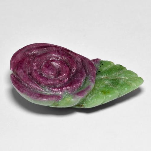 Ruby-Zoisite Gemstone in 31.7 x 21 mm Size for Sale, Ruby-Zoisite Stone in Multicolor Color