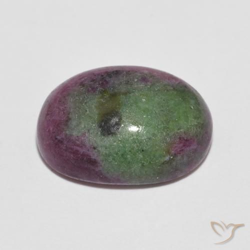 Ruby-Zoisite Gemstone in 14 x 10 mm (calibrated) Size for Sale, Ruby-Zoisite Stone in Multicolor Color