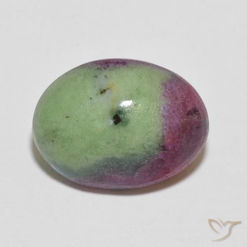 7.21ct Natural Multicolor Ruby-Zoisite, Oval, Opaque