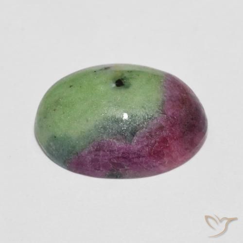 Ruby-Zoisite Gemstone in 14 x 10 mm (calibrated) Size for Sale, Ruby-Zoisite Stone in Multicolor Color