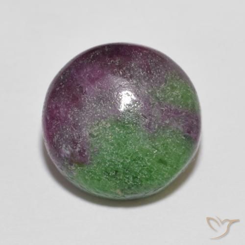 6,23 ct runder Rubin-Zoisit, 11,2 mm aus Tansania, Photo A