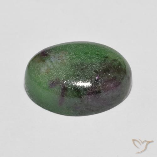Ruby-Zoisite Gemstone in 14 x 10 mm (calibrated) Size for Sale, Ruby-Zoisite Stone in Multicolor Color