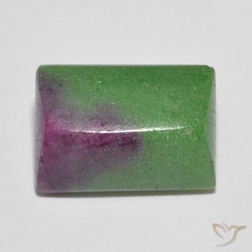 9.04 ct Baguette Ruby-Zoisite, 13.9 x 9.9 mm From Tanzania, Photo A
