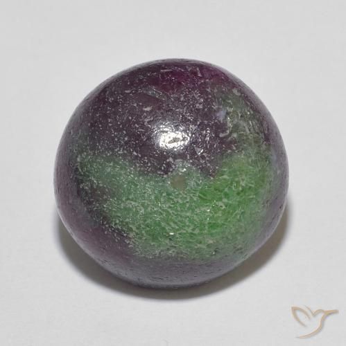 8.9 ct Round Ruby-Zoisite, 11.8 mm From Tanzania, Photo A