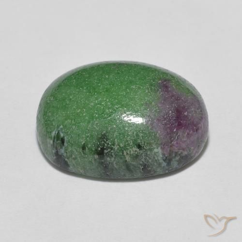 Ruby-Zoisite Gemstone in 13.6 x 10.5 mm Size for Sale, Ruby-Zoisite Stone in Multicolor Color