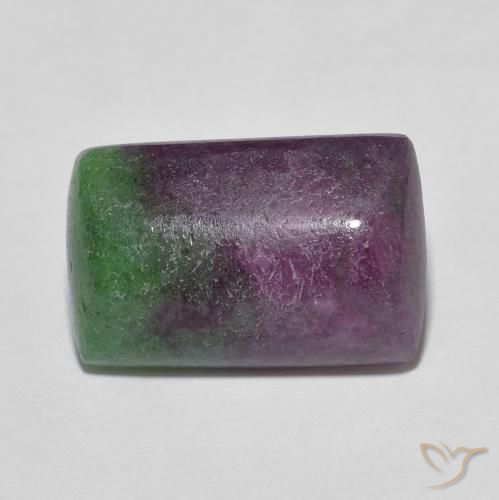 9.04ct Natural Multicolor Ruby-Zoisite, Cushion, Opaque
