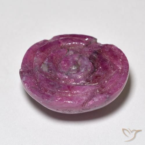 Ruby-Zoisite Gemstone in 16 x 16 mm (calibrated) Size for Sale, Ruby-Zoisite Stone in Reddish Purple Color