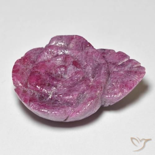 Ruby-Zoisite Gemstone in 25 x 18 mm (calibrated) Size for Sale, Ruby-Zoisite Stone in Medium Dark-Purple Color
