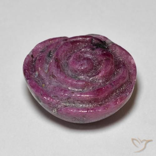 Ruby-Zoisite Gemstone in 16 x 16 mm (calibrated) Size for Sale, Ruby-Zoisite Stone in Reddish Purple Color