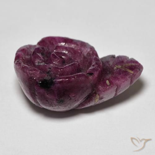 Ruby-Zoisite Gemstone in 20 x 15 mm (calibrated) Size for Sale, Ruby-Zoisite Stone in Dark Red Color