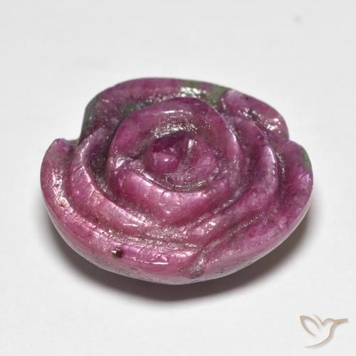 Ruby-Zoisite Gemstone in 17.1 x 16 mm Size for Sale, Ruby-Zoisite Stone in Medium Purple Color