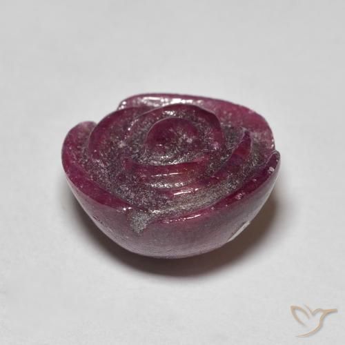 Ruby-Zoisite Gemstone in 15 x 15 mm (calibrated) Size for Sale, Ruby-Zoisite Stone in Plum Purple Color