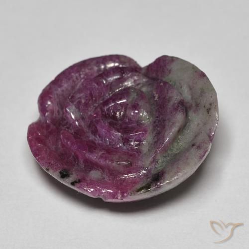 Ruby-Zoisite Gemstone in 17.7 x 15.8 mm Size for Sale, Ruby-Zoisite Stone in Multicolor Color