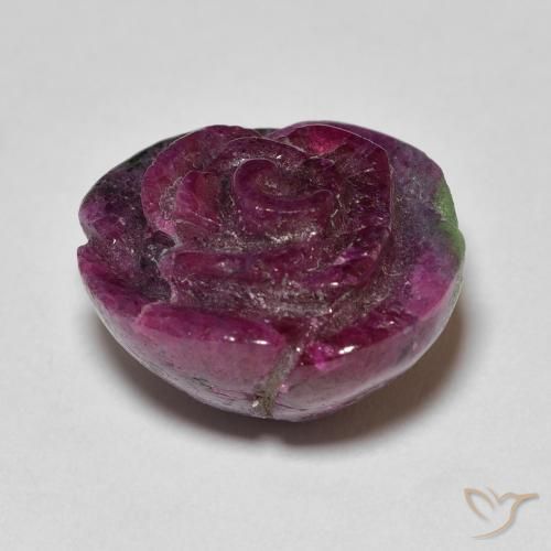 Ruby-Zoisite Gemstone in 16 x 16 mm (calibrated) Size for Sale, Ruby-Zoisite Stone in Multicolor Color