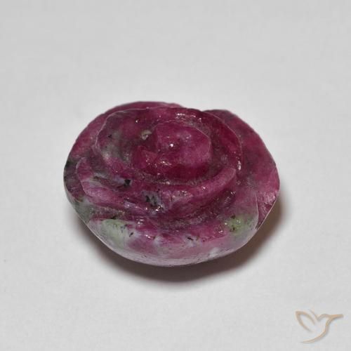 Ruby-Zoisite Gemstone in 14 x 14 mm (calibrated) Size for Sale, Ruby-Zoisite Stone in Multicolor Color