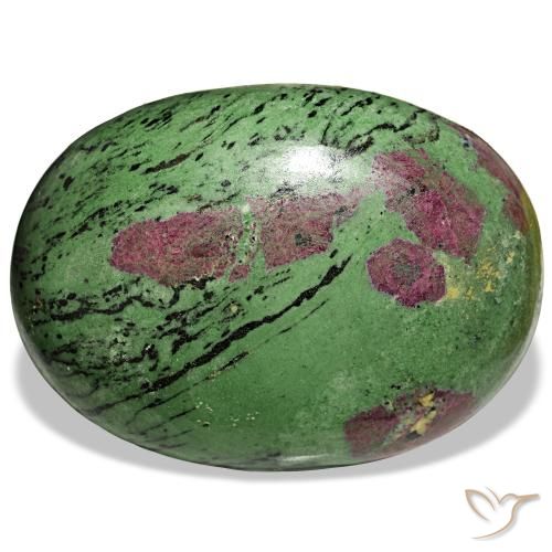 1545.00 ct Multicolor Ruby-Zoisite Gemstone, Ruby-Zoisite Gem in Oval Cabochon Shape for Sale.