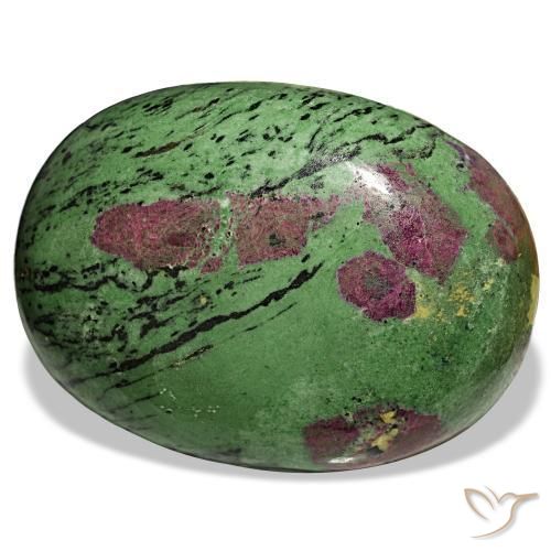 1545.00 ct Multicolor Ruby-Zoisite Stone, Natural Ruby-Zoisite in Oval Cabochon Shape for Sale