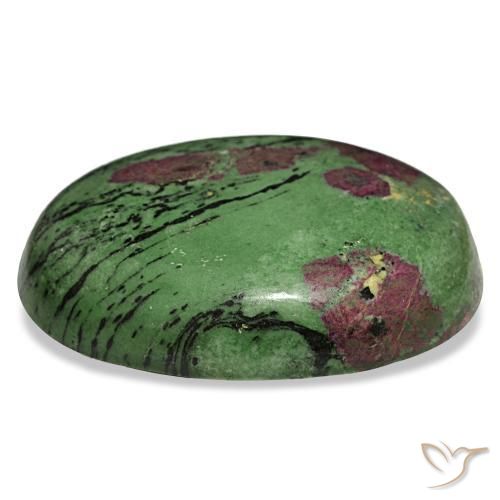 Ruby-Zoisite Gemstone in 93.3 x 68.1 mm Size for Sale, Ruby-Zoisite Stone in Multicolor Color