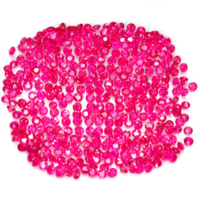 23.57 ct Pink Ruby Gemstone, Ruby Gem in Diamond-Cut Shape for Sale.
