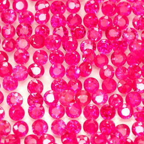 23.57 ct Pink Ruby Stone, Natural Ruby in Diamond-Cut Shape for Sale