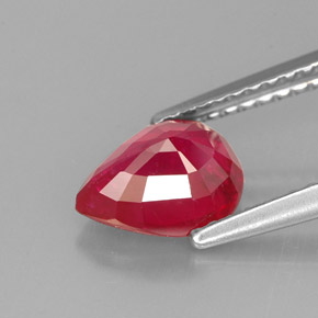 Ruby Gemstone in 8 x 6 mm (calibrated) Size for Sale, Ruby Stone in Pink Red Color