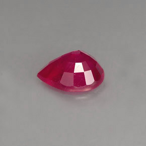 Ruby Gemstone in 8 x 6 mm (calibrated) Size for Sale, Ruby Stone in Pink Red Color