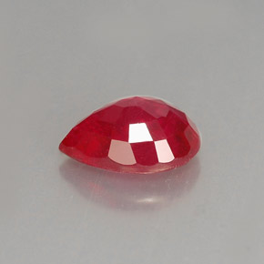 Ruby Gemstone in 8 x 6 mm (calibrated) Size for Sale, Ruby Stone in Pink Red Color