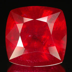 5.00 ct Red Ruby Gemstone, Ruby Gem in Cushion-Cut Shape for Sale.