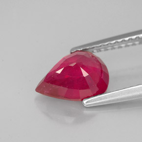 Ruby Gemstone in 8.9 x 6.7 mm Size for Sale, Ruby Stone in Pink Red Color
