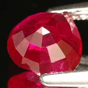 Ruby Gemstone in 6 x 6 mm (calibrated) Size for Sale, Ruby Stone in Red Color