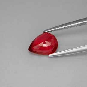 Ruby Gemstone in 8 x 6 mm (calibrated) Size for Sale, Ruby Stone in Pink Red Color